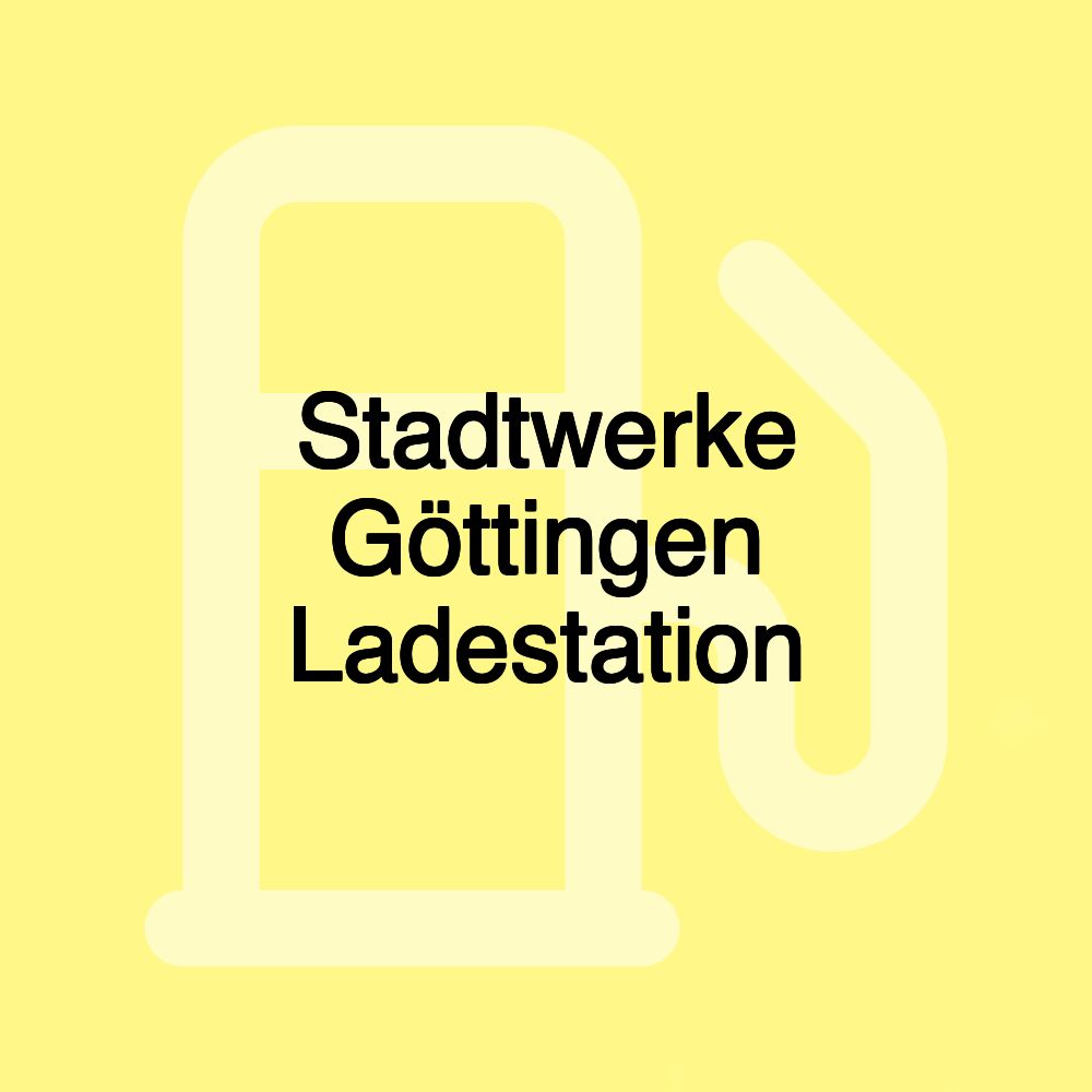 Stadtwerke Göttingen Ladestation