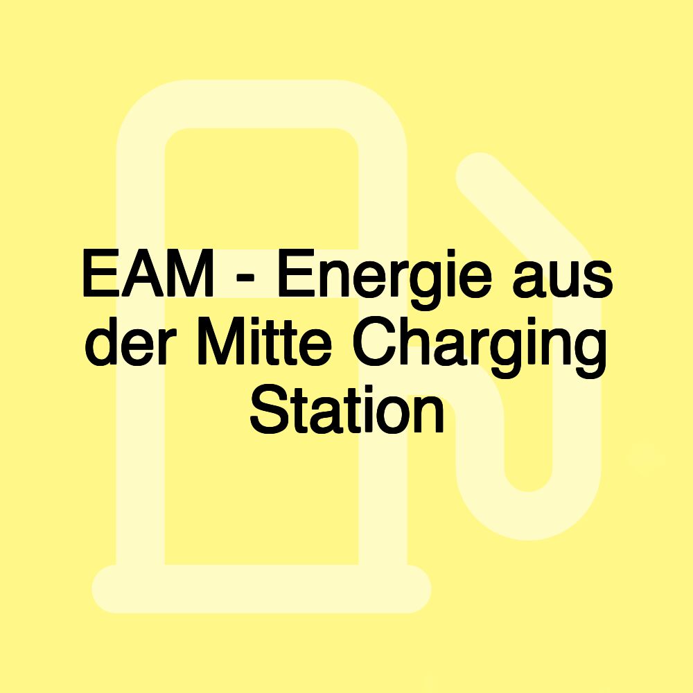 EAM - Energie aus der Mitte Charging Station