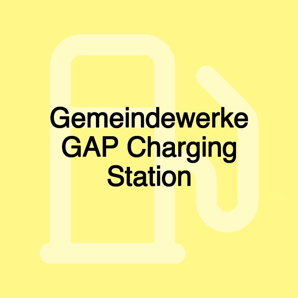 Gemeindewerke GAP Charging Station