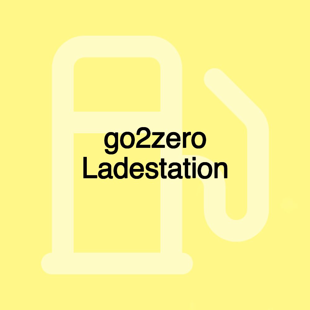 go2zero Ladestation