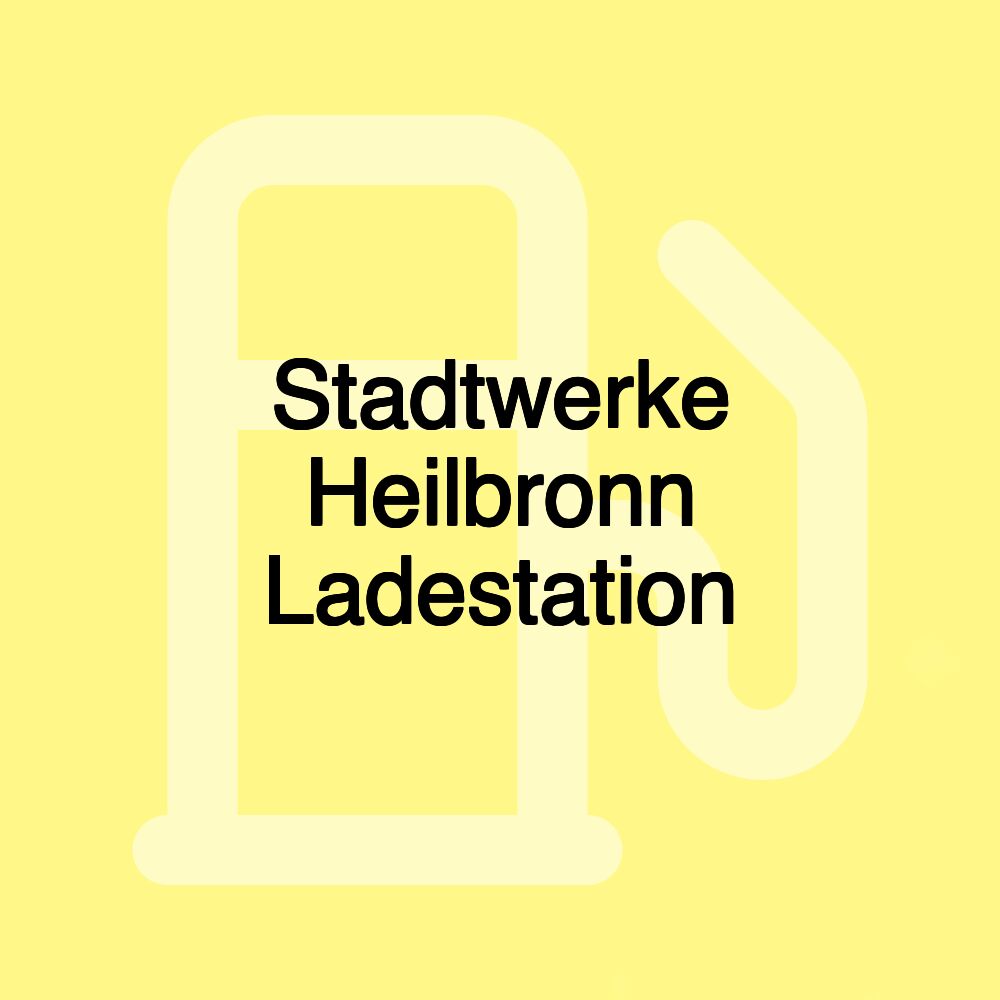 Stadtwerke Heilbronn Ladestation