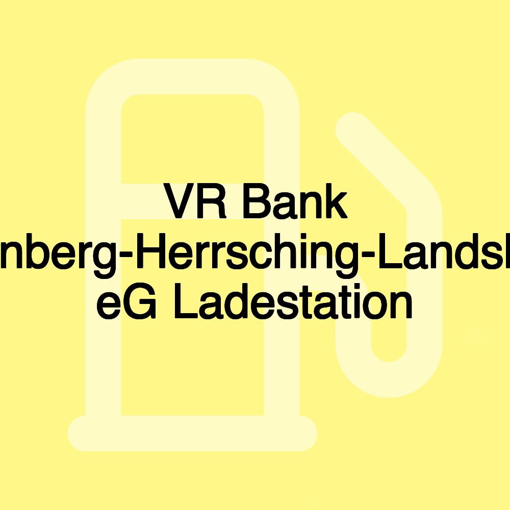 VR Bank Starnberg-Herrsching-Landsberg eG Ladestation