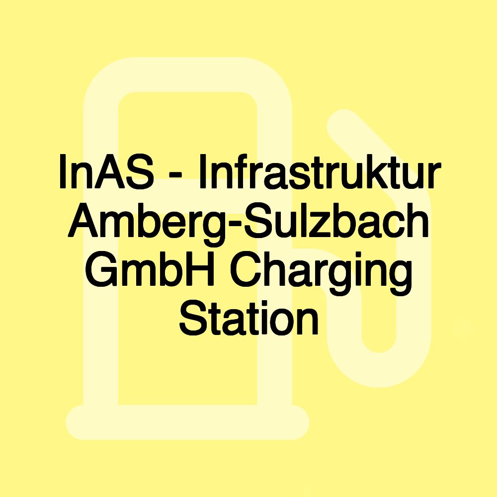 InAS - Infrastruktur Amberg-Sulzbach GmbH Charging Station