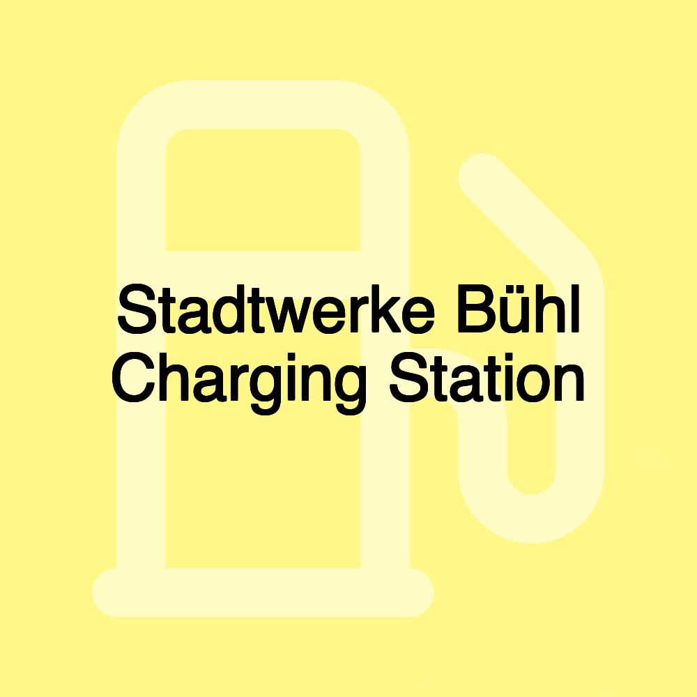 Stadtwerke Bühl Charging Station