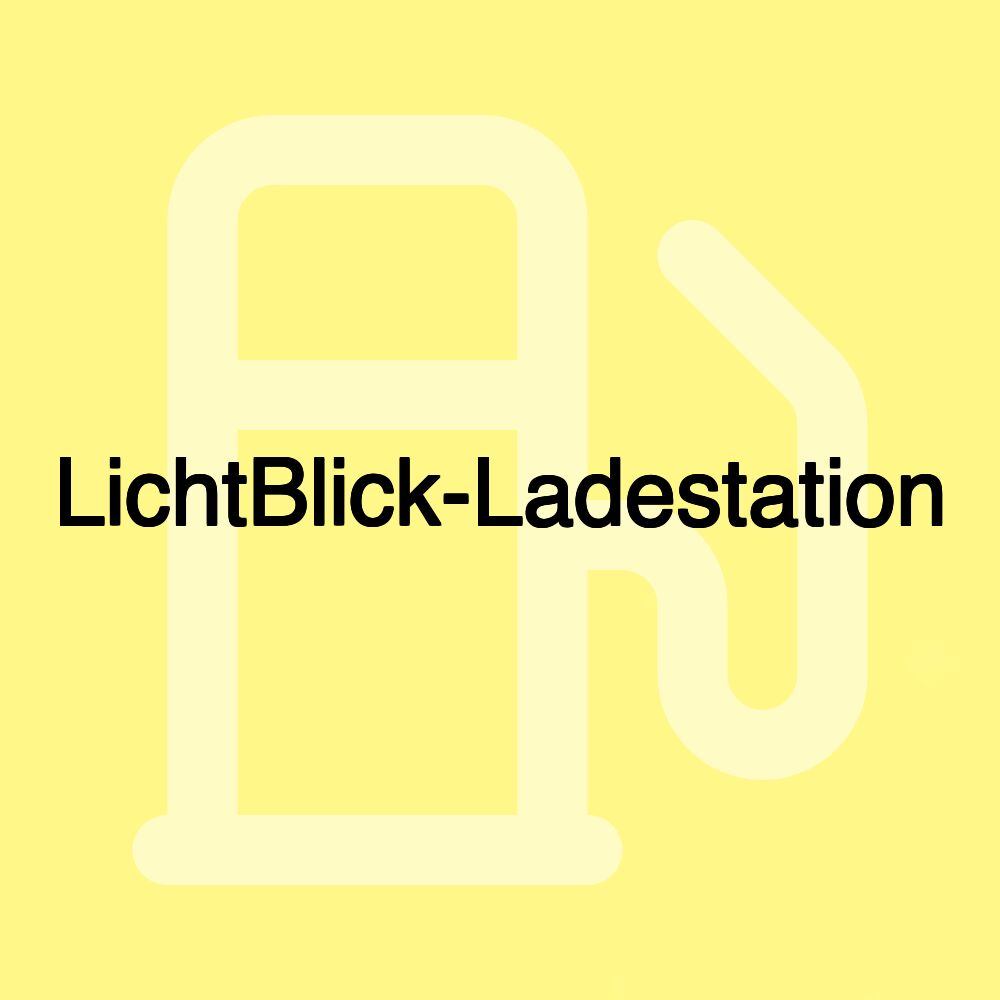 LichtBlick-Ladestation