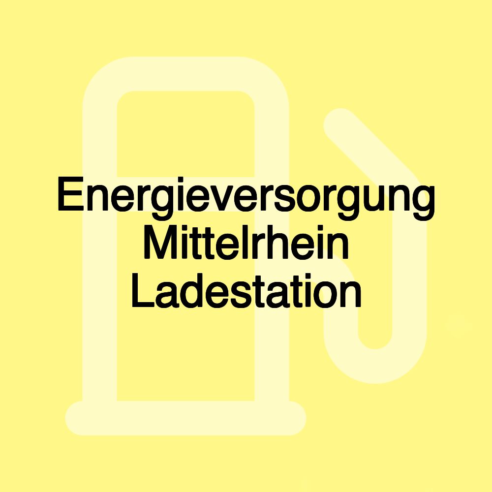 Energieversorgung Mittelrhein Ladestation