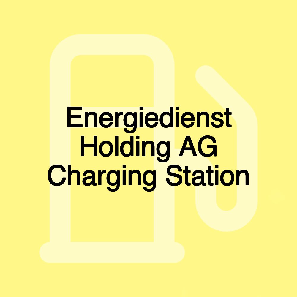 Energiedienst Holding AG Charging Station