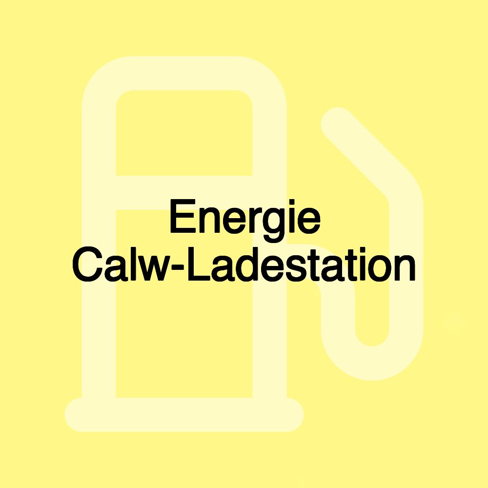 Energie Calw-Ladestation