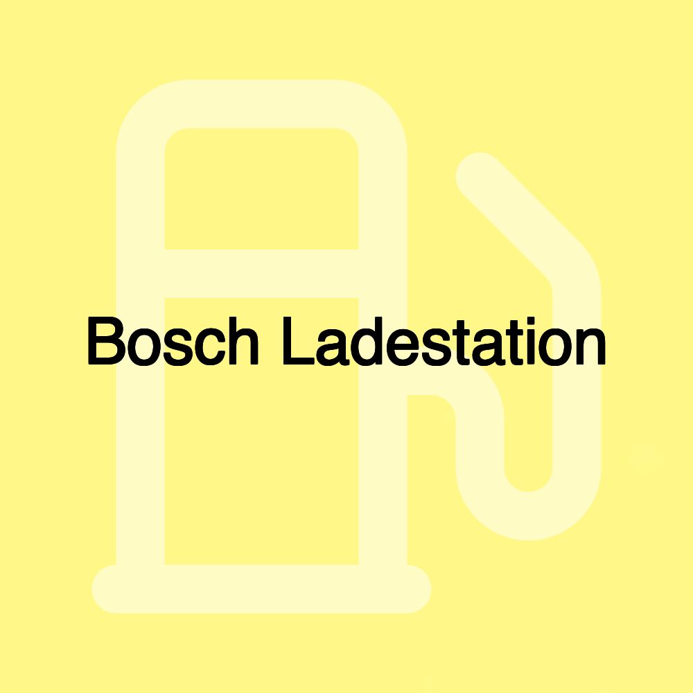 Bosch Ladestation