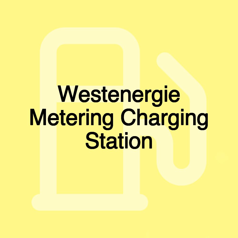 Westenergie Metering Charging Station