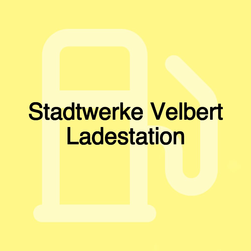 Stadtwerke Velbert Ladestation