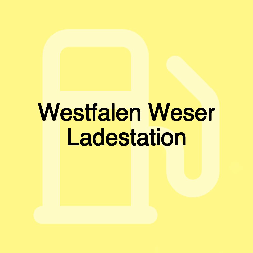 Westfalen Weser Ladestation