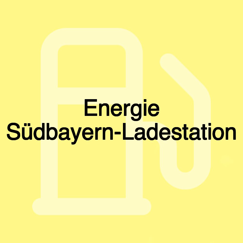 Energie Südbayern-Ladestation