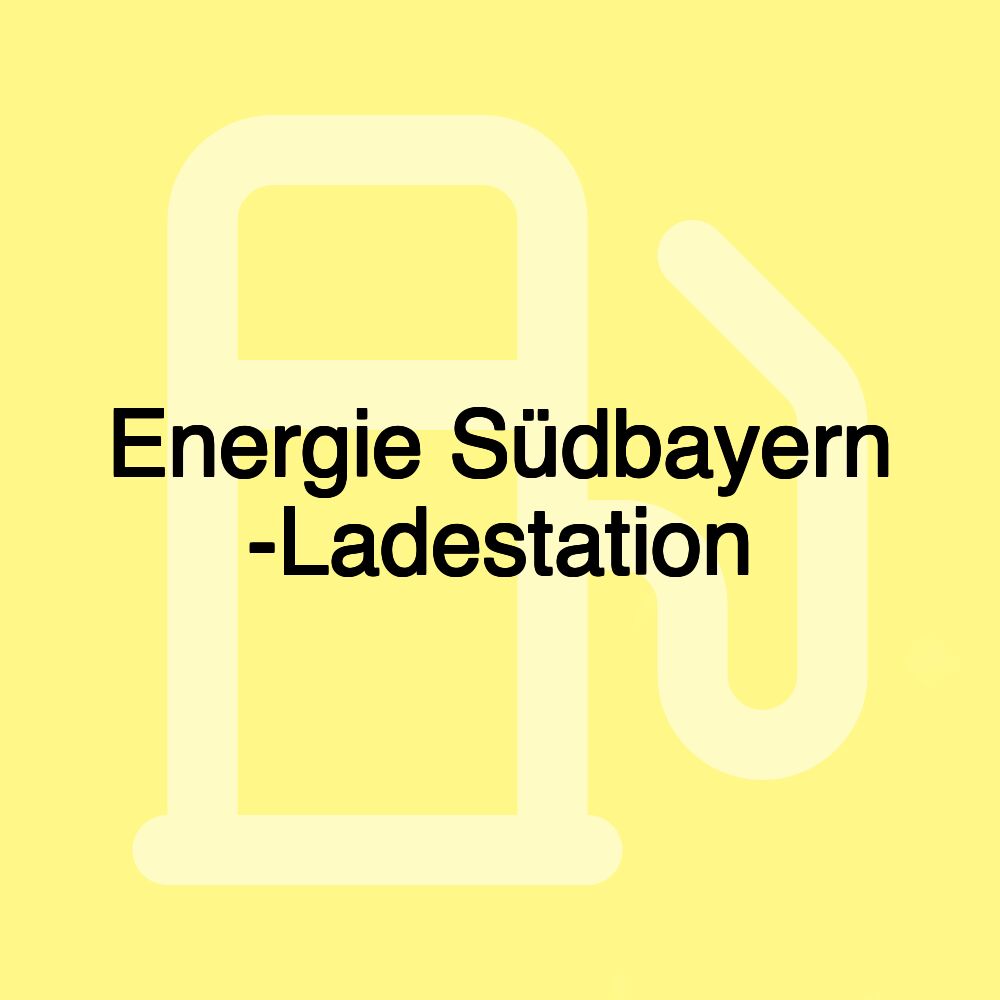 Energie Südbayern -Ladestation