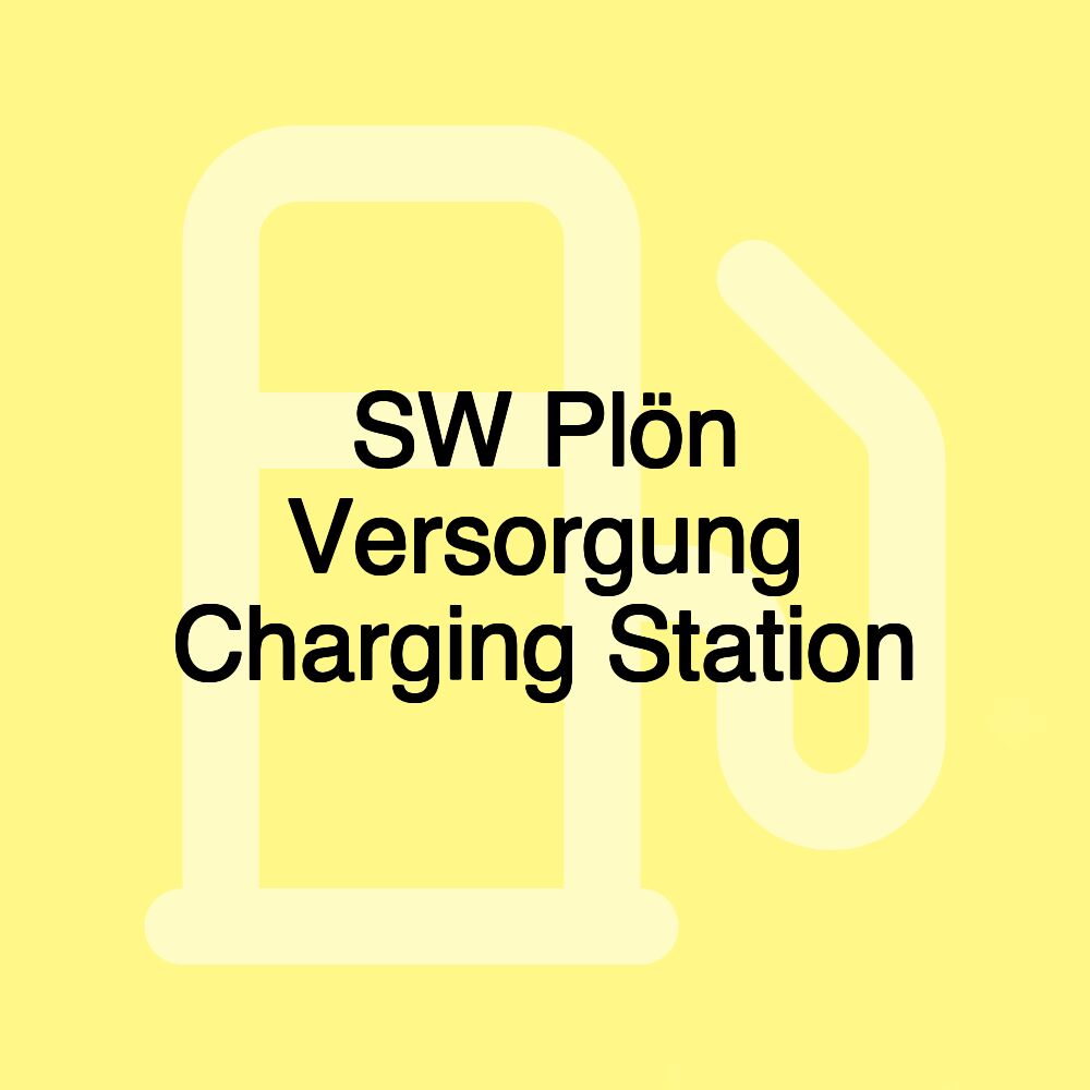 SW Plön Versorgung Charging Station