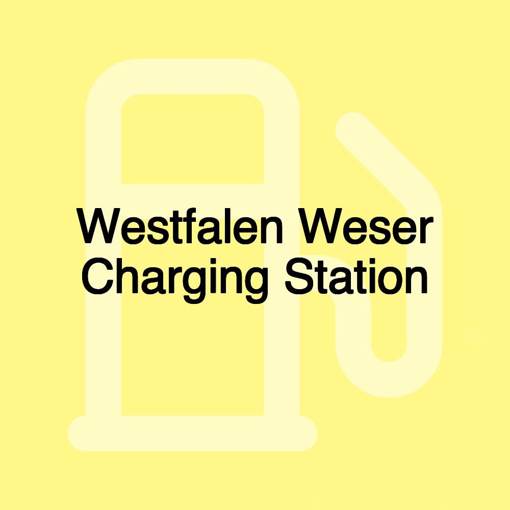 Westfalen Weser Charging Station