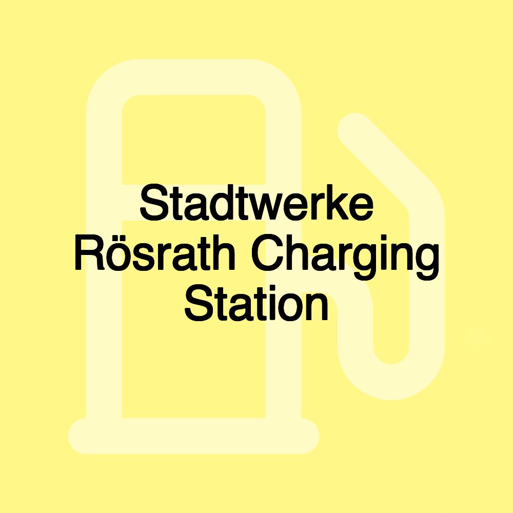 Stadtwerke Rösrath Charging Station