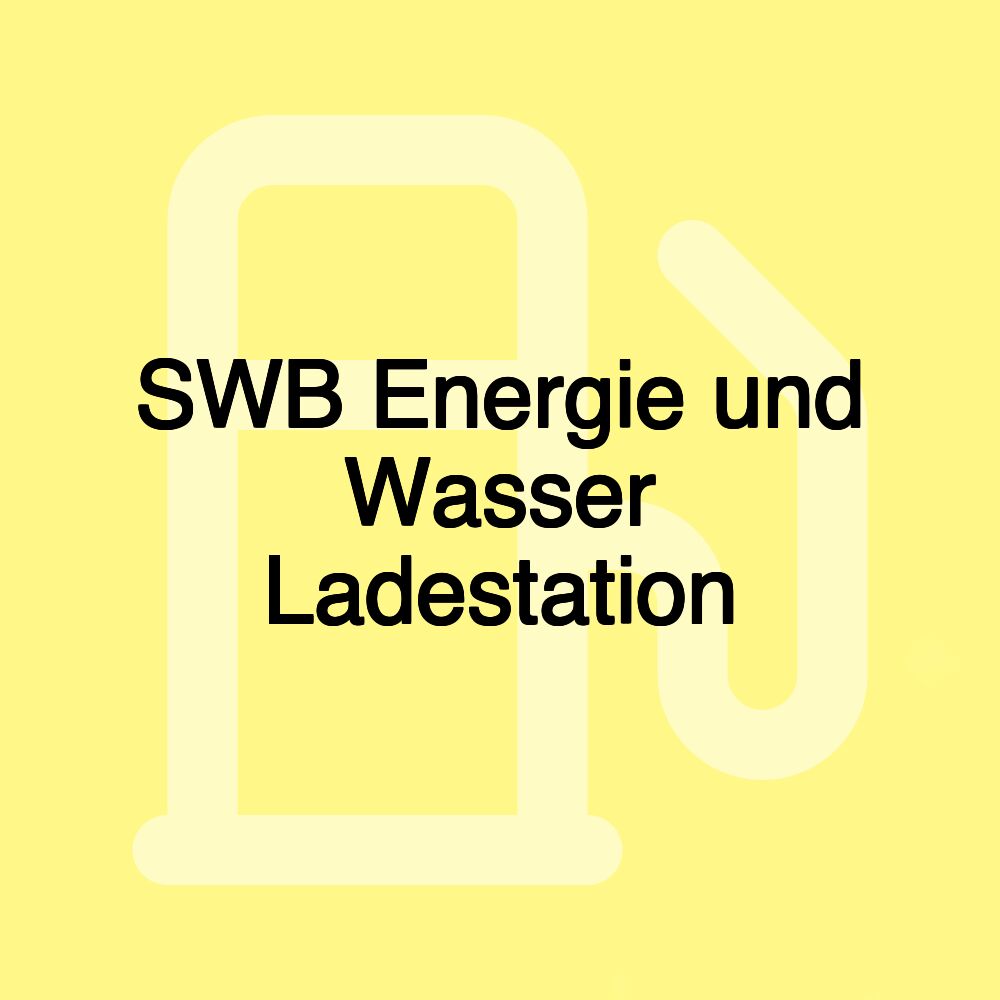 SWB Energie und Wasser Ladestation