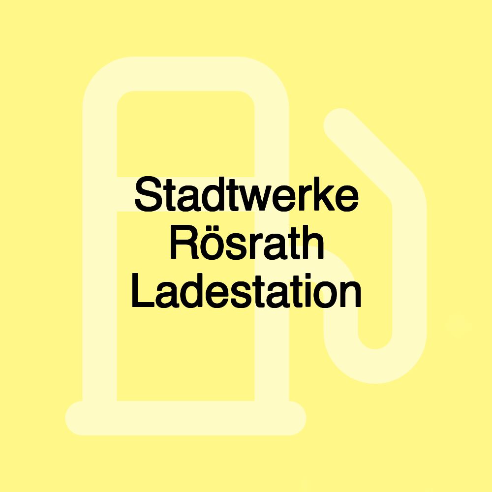 Stadtwerke Rösrath Ladestation