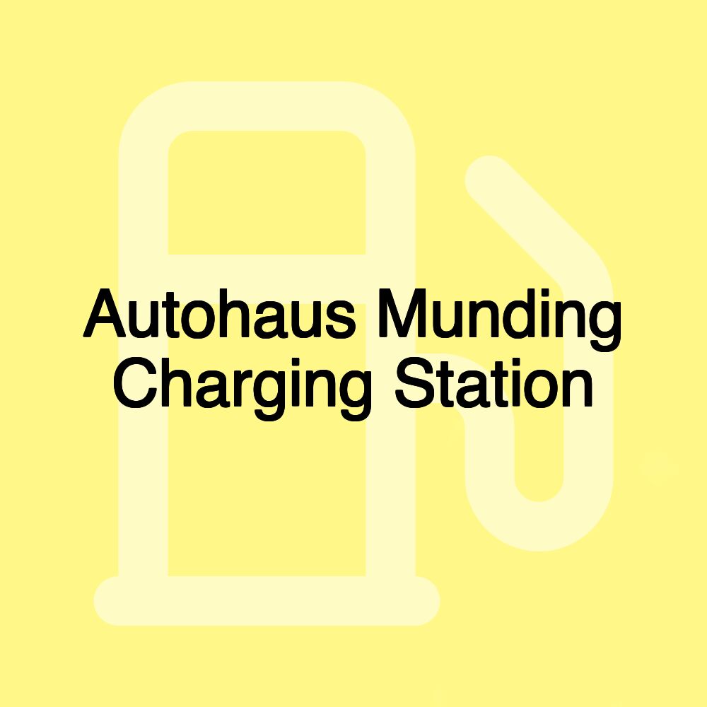 Autohaus Munding Charging Station