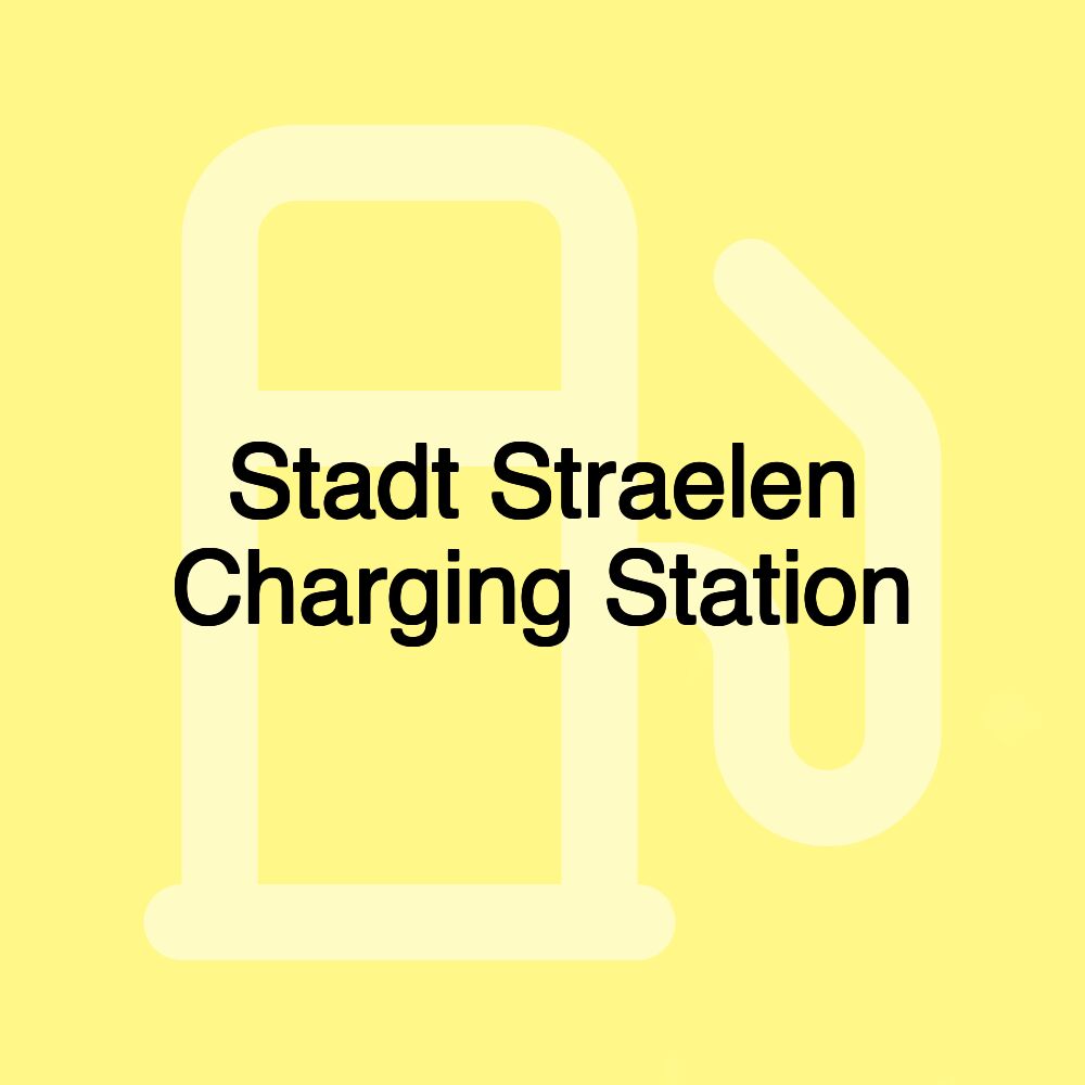 Stadt Straelen Charging Station