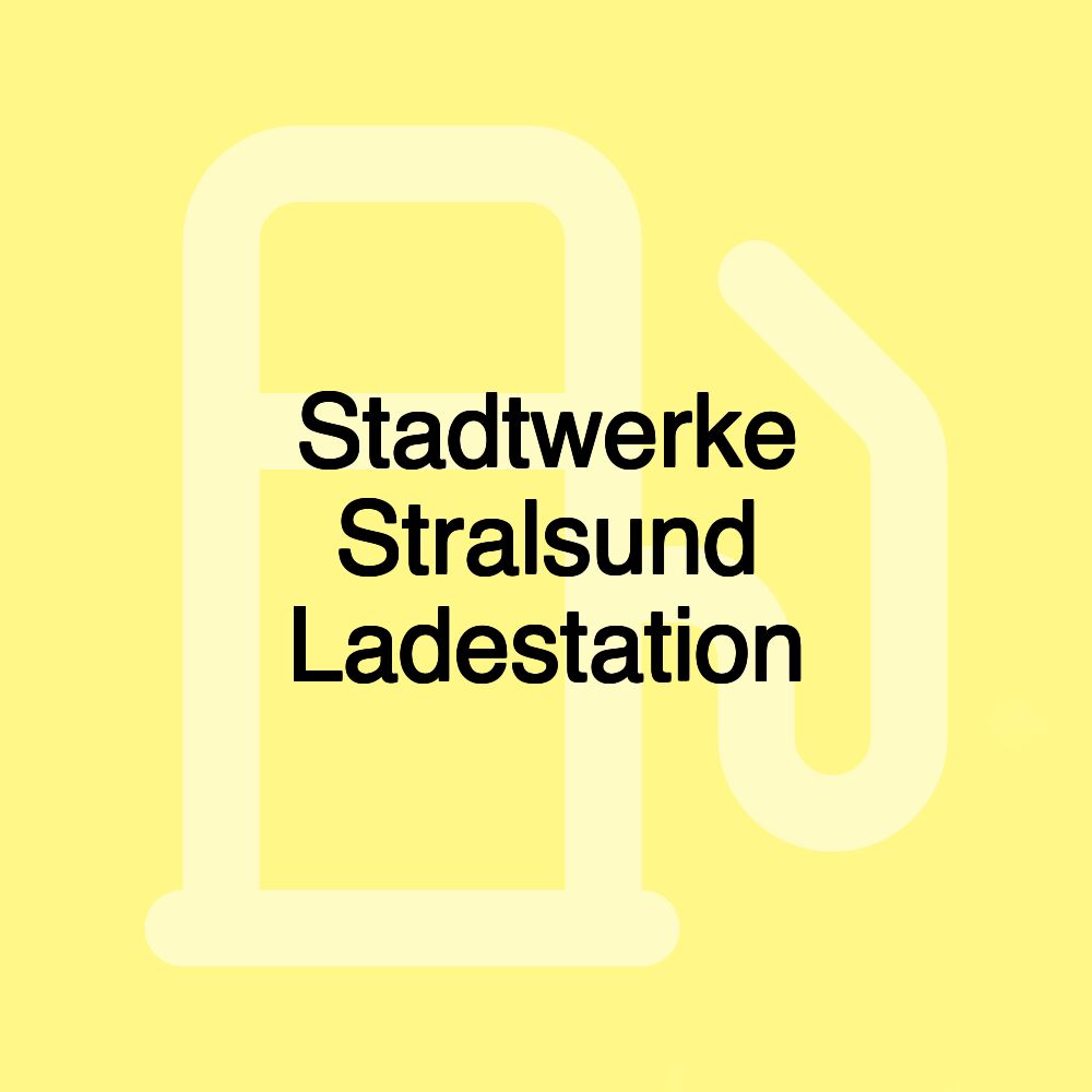 Stadtwerke Stralsund Ladestation