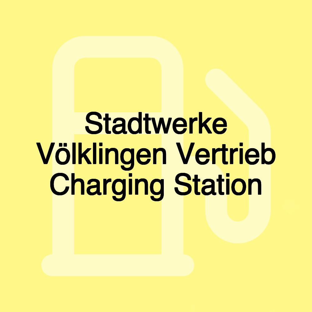 Stadtwerke Völklingen Vertrieb Charging Station