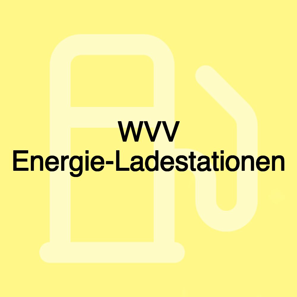 WVV Energie-Ladestationen