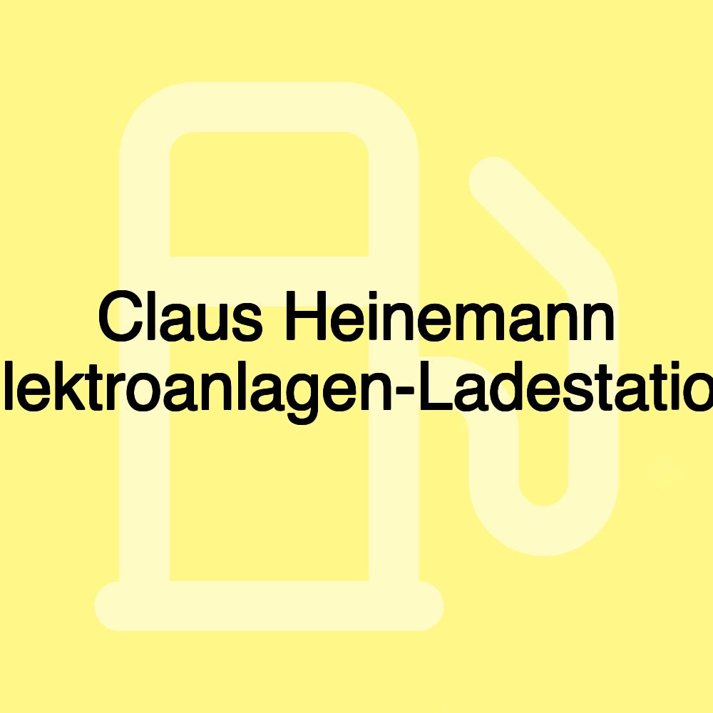 Claus Heinemann Elektroanlagen-Ladestation