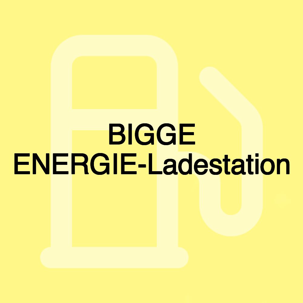 BIGGE ENERGIE-Ladestation