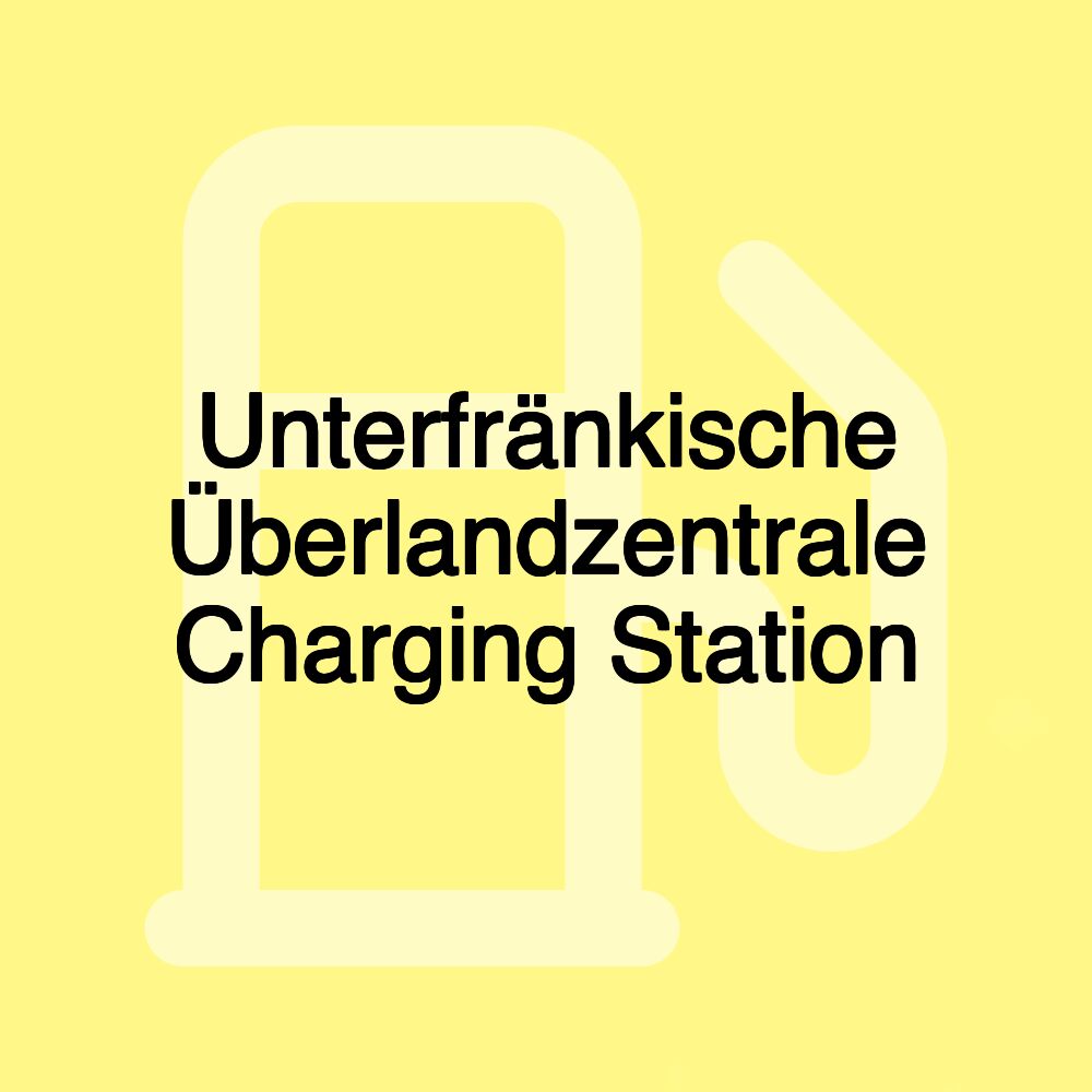 Unterfränkische Überlandzentrale Charging Station