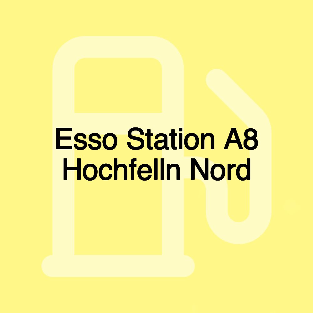 Esso Station A8 Hochfelln Nord