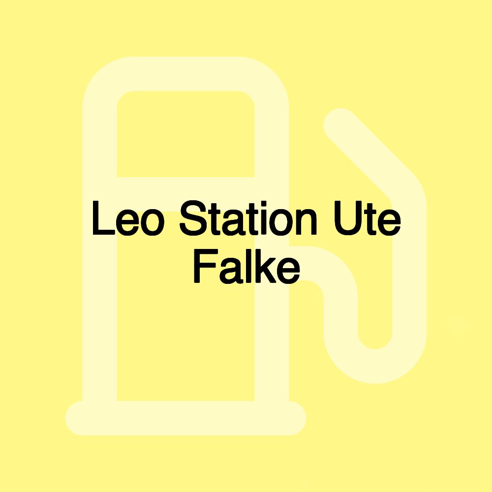 Leo Station Ute Falke