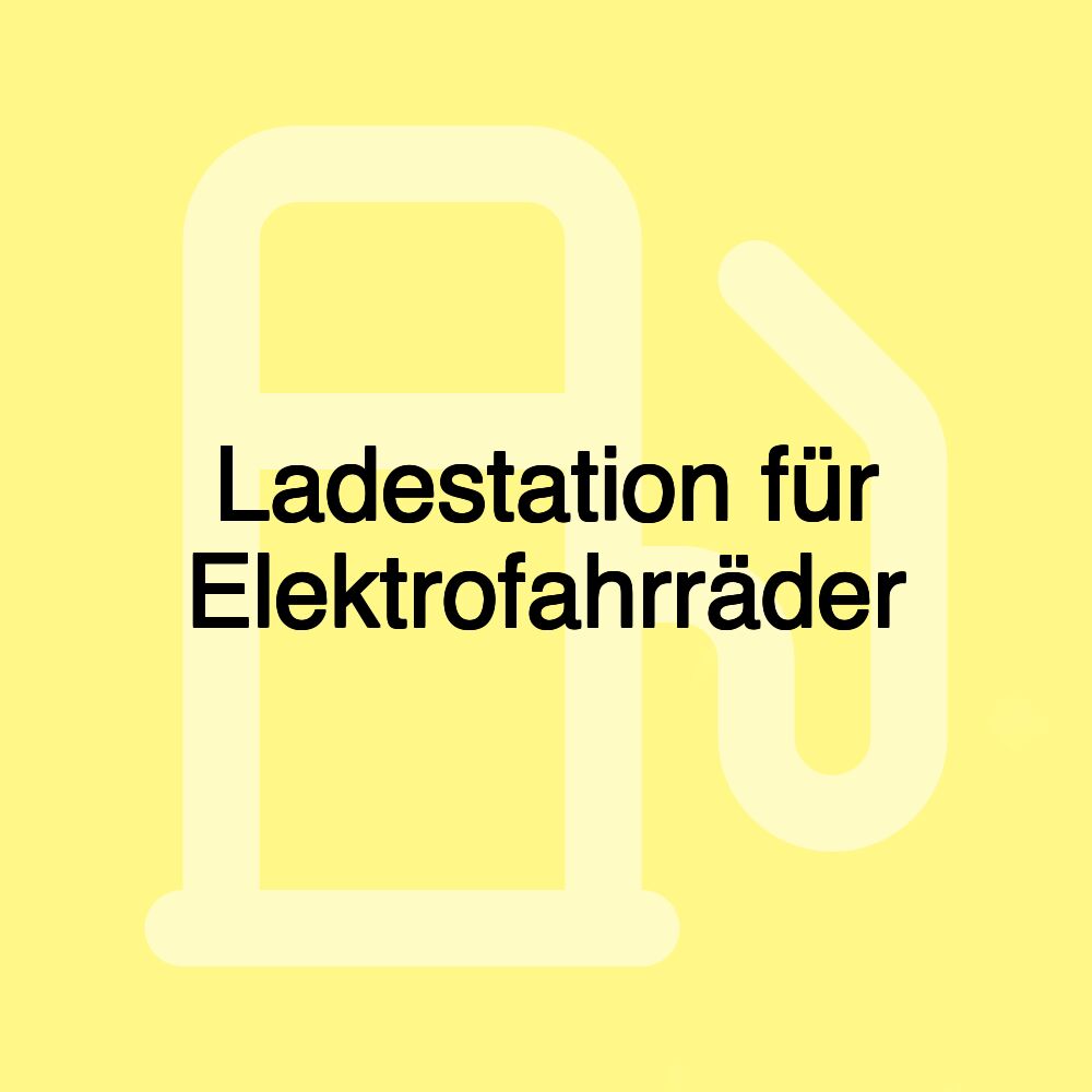 Ladestation für Elektrofahrräder