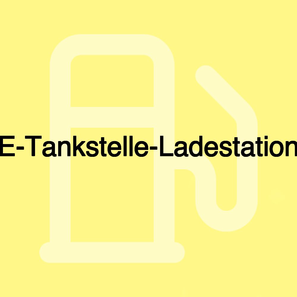 E-Tankstelle-Ladestation