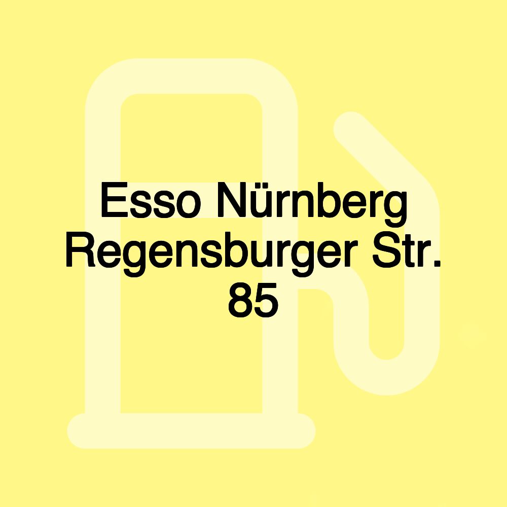 Esso Nürnberg Regensburger Str. 85