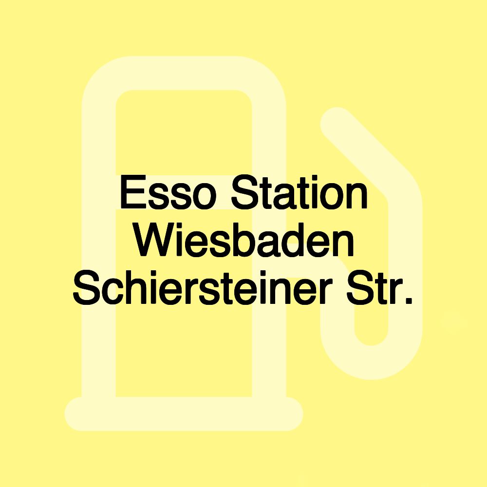 Esso Station Wiesbaden Schiersteiner Str.