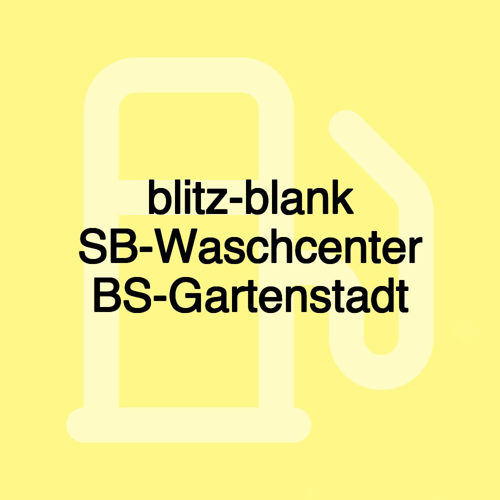blitz-blank SB-Waschcenter BS-Gartenstadt