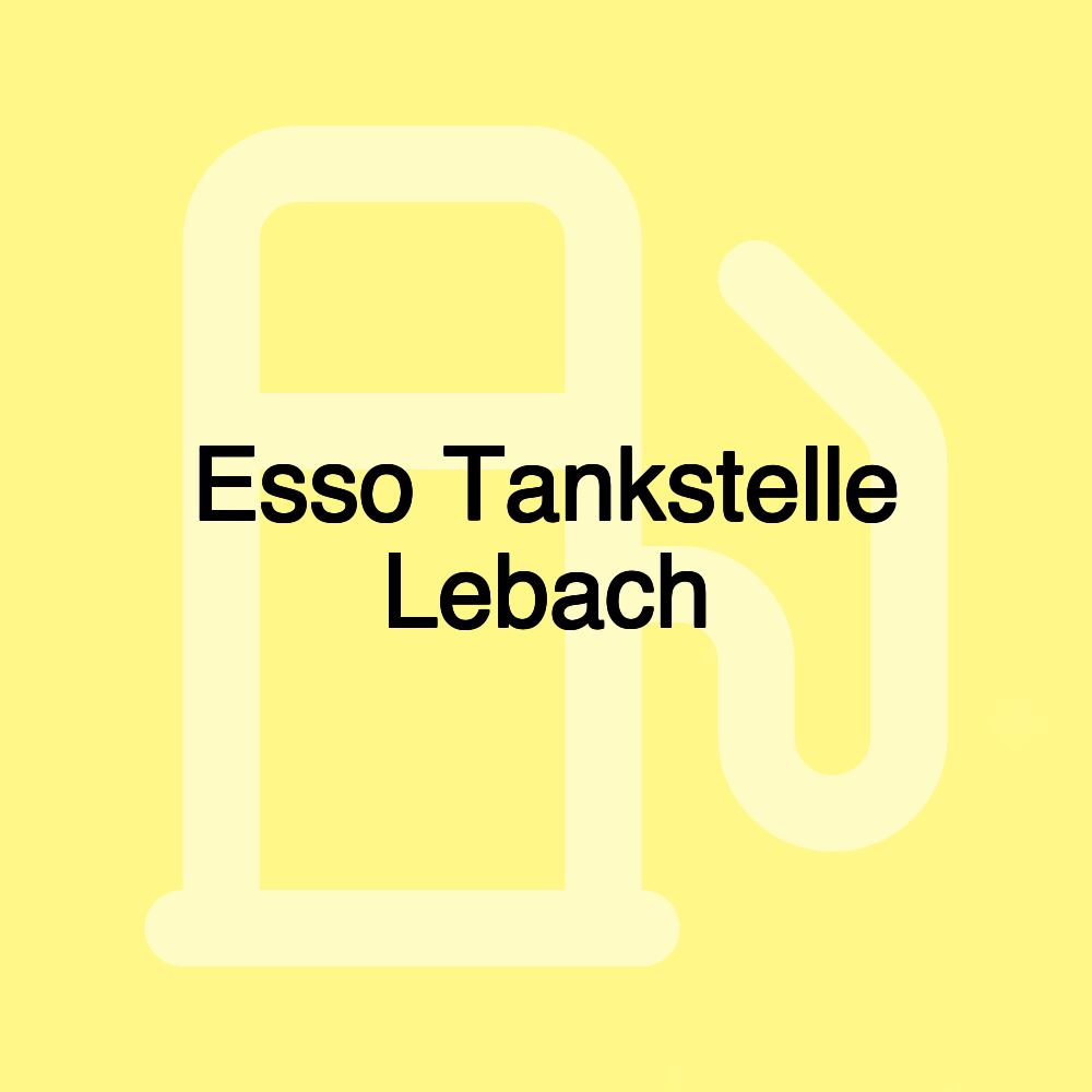 Esso Tankstelle Lebach