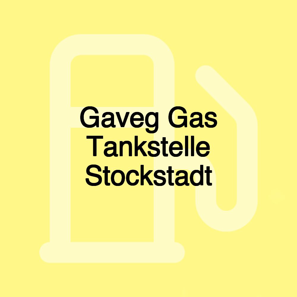 Gaveg Gas Tankstelle Stockstadt