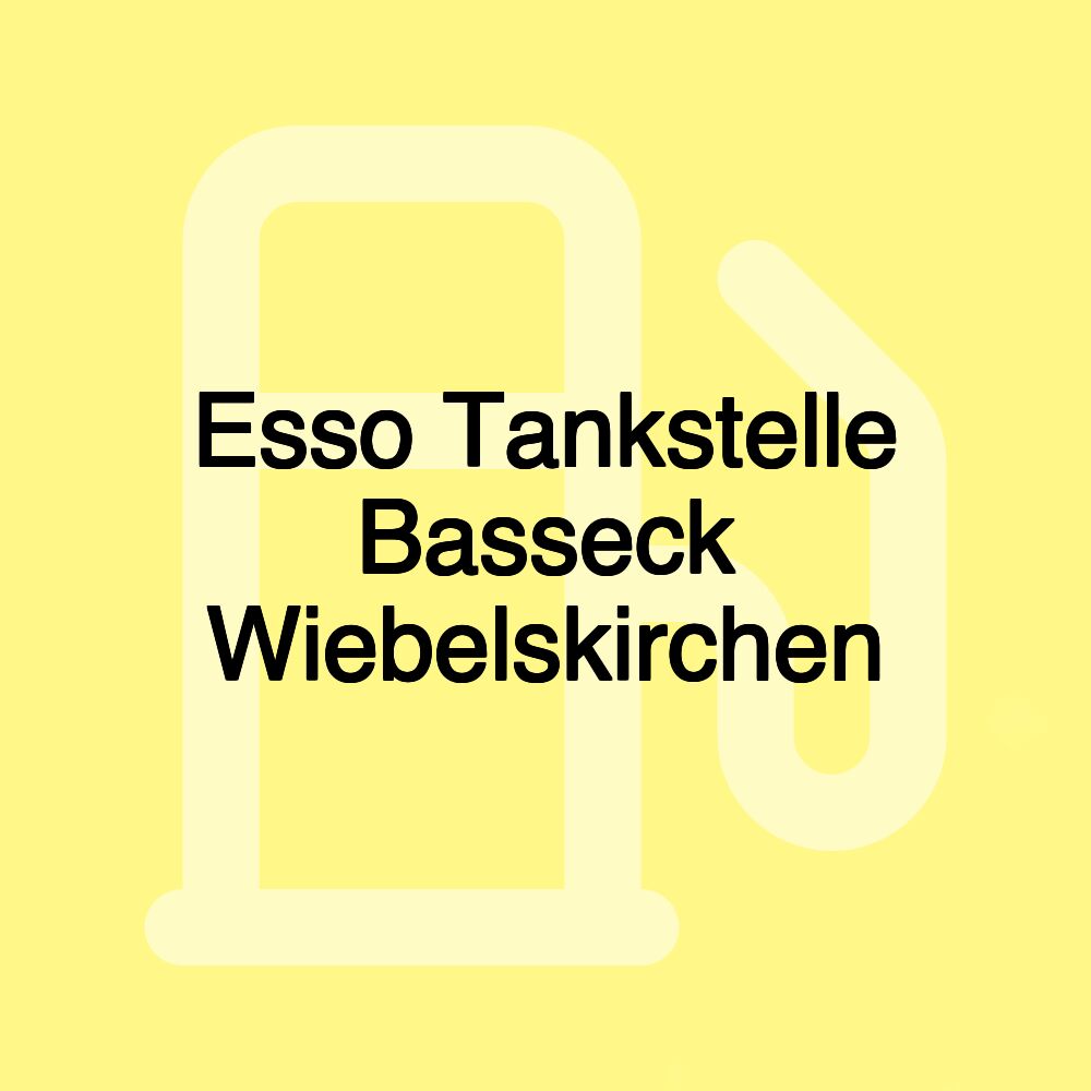 Esso Tankstelle Basseck Wiebelskirchen