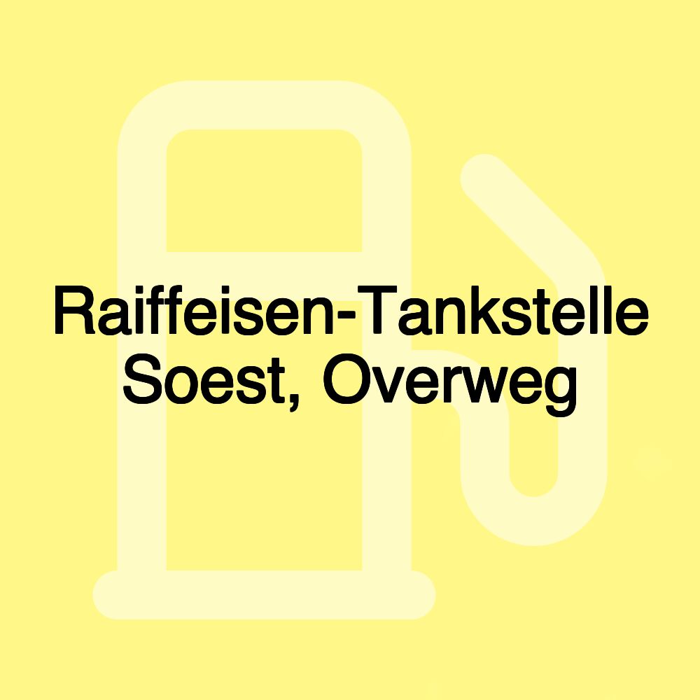 Raiffeisen-Tankstelle Soest, Overweg