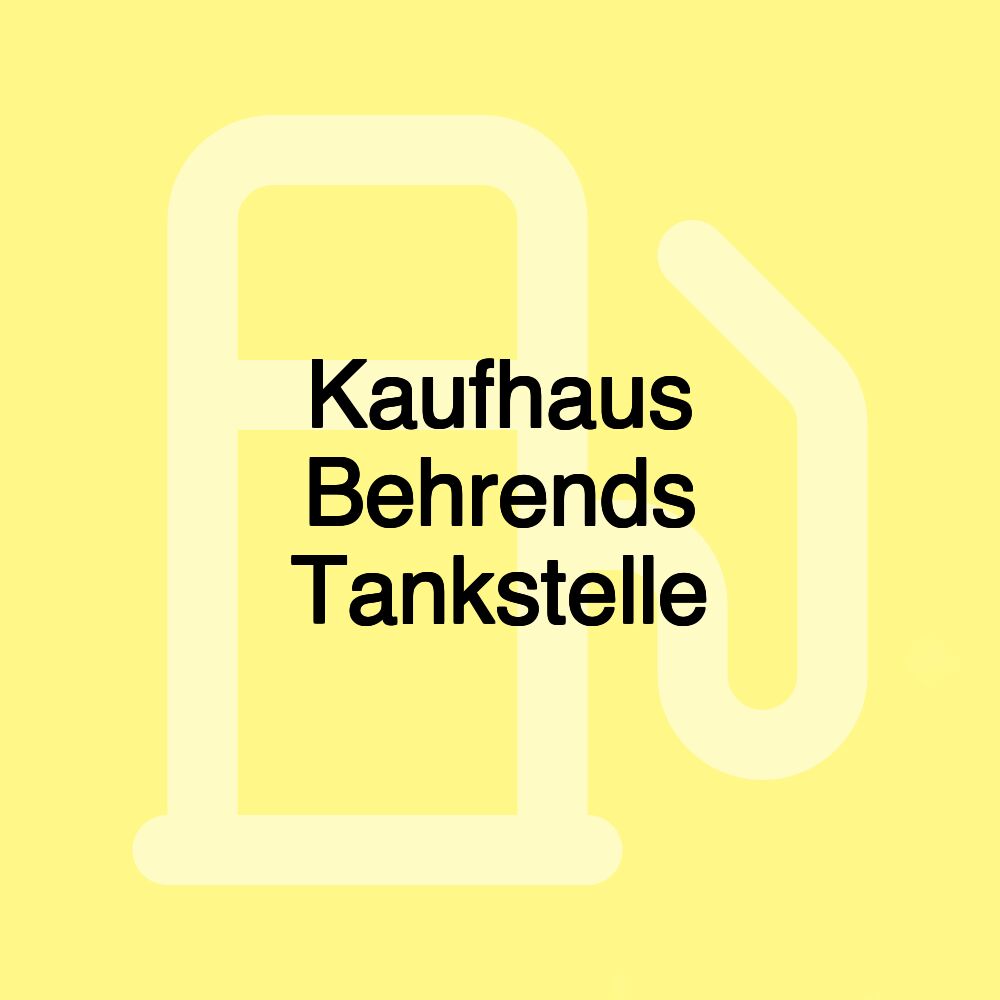 Kaufhaus Behrends Tankstelle
