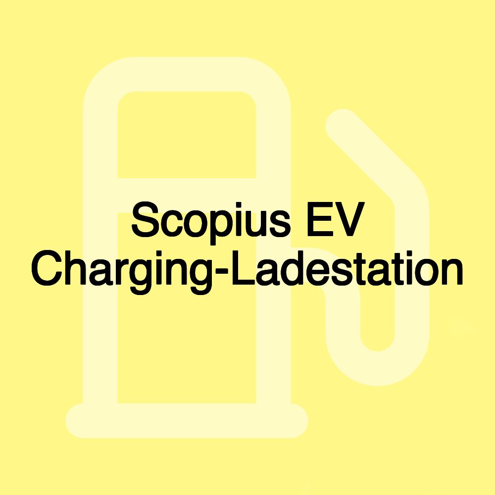 Scopius EV Charging-Ladestation