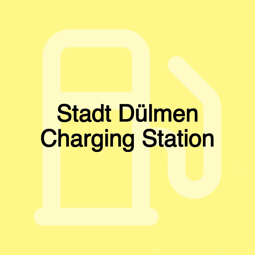 Stadt Dülmen Charging Station