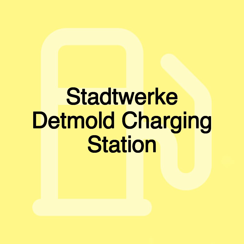 Stadtwerke Detmold Charging Station