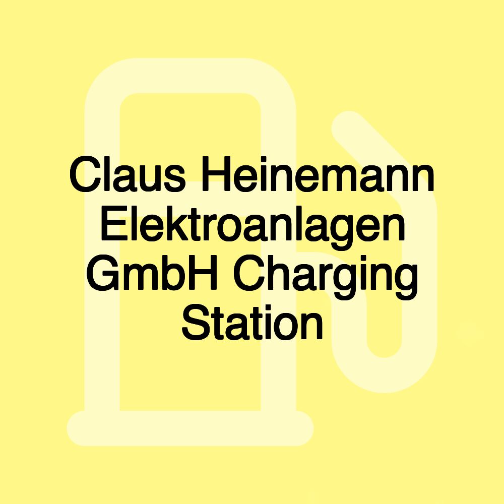 Claus Heinemann Elektroanlagen GmbH Charging Station