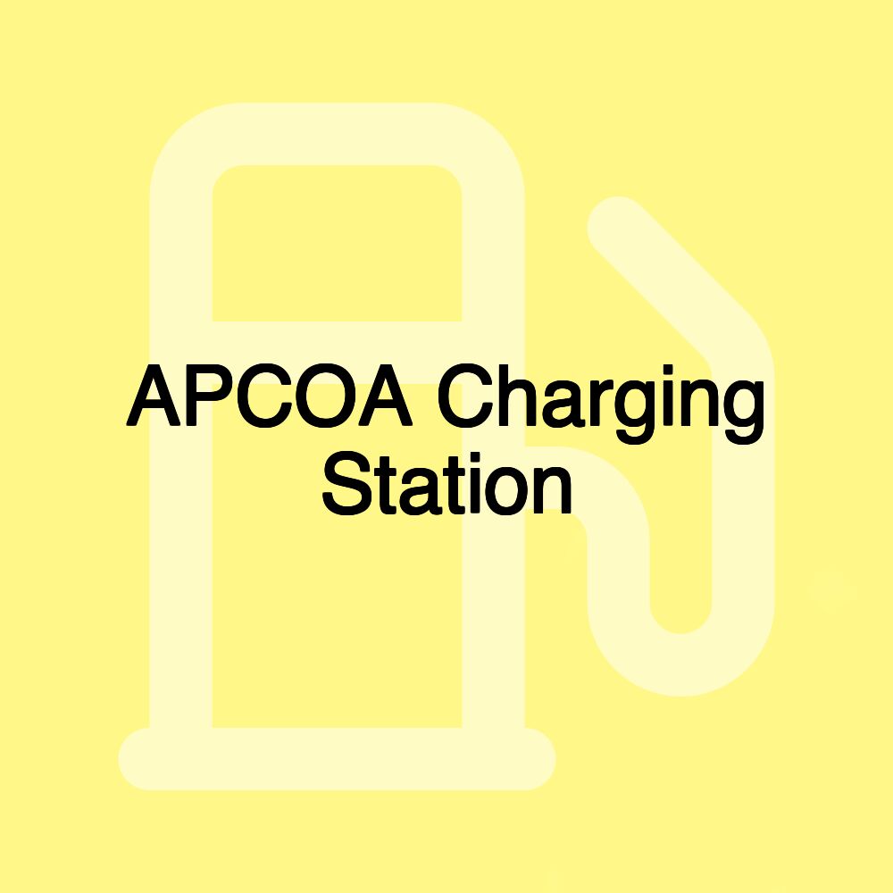 APCOA Charging Station