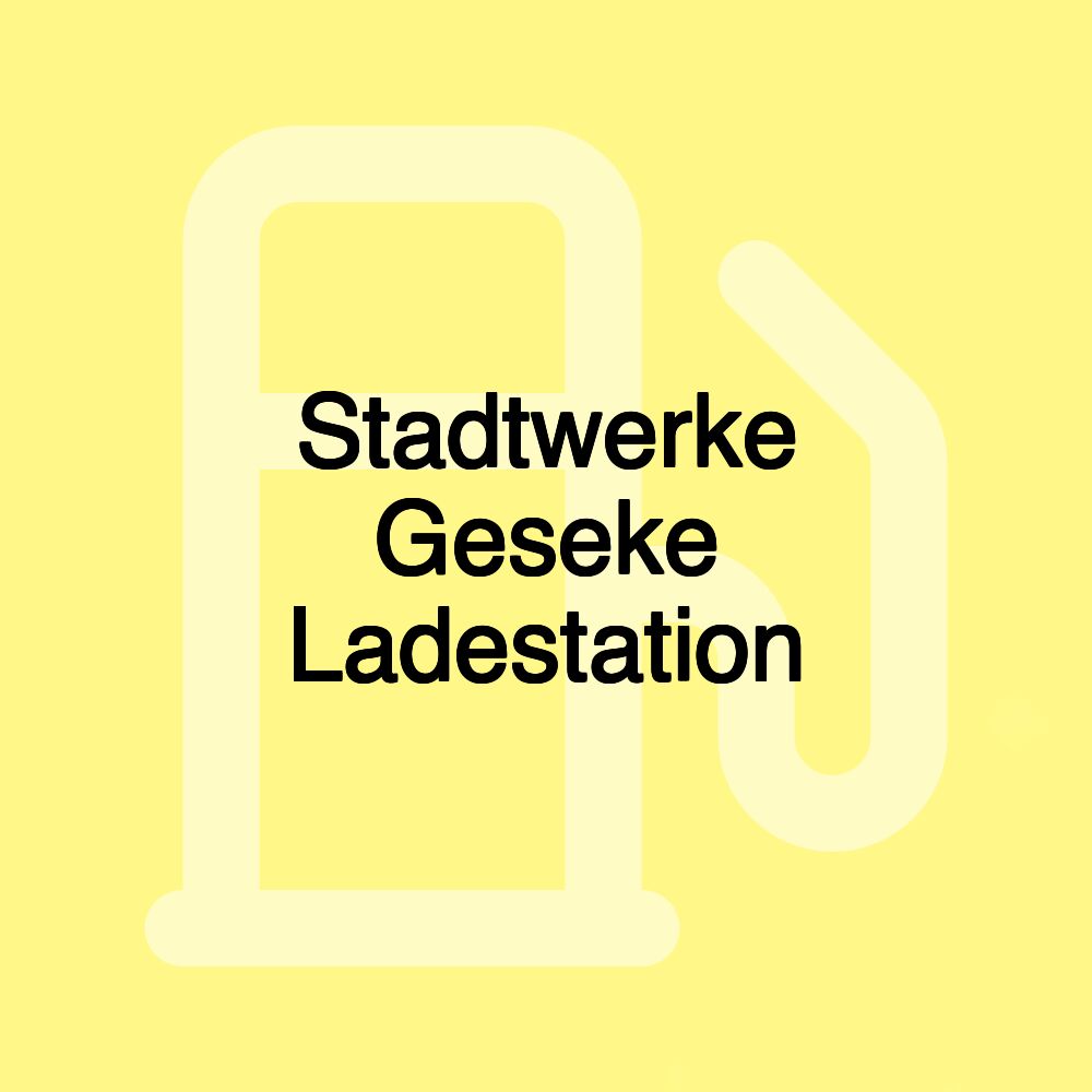Stadtwerke Geseke Ladestation