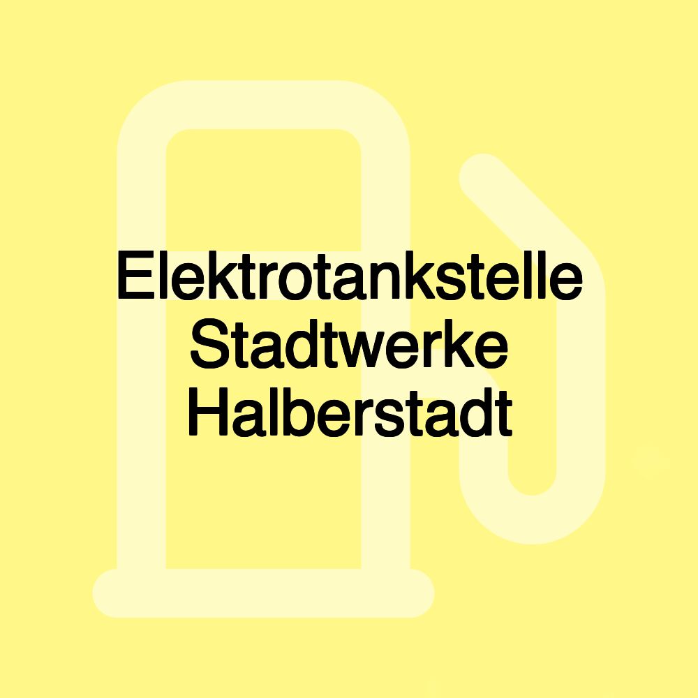 Elektrotankstelle Stadtwerke Halberstadt